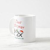 Mug Oh Deer Quelle Année Mais J'Ai Roulé Avec Ça Drôle (Devant gauche)