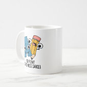 Mug Oh Font Goodness Sake Funny Type Pun (Devant gauche)