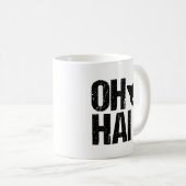 Mug Oh Hai Funny Chat (Devant droit)