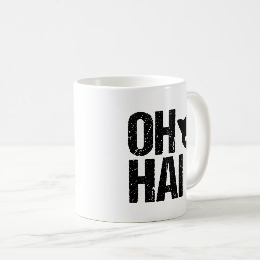 Mug Oh Hai Funny Chat (Devant droit)
