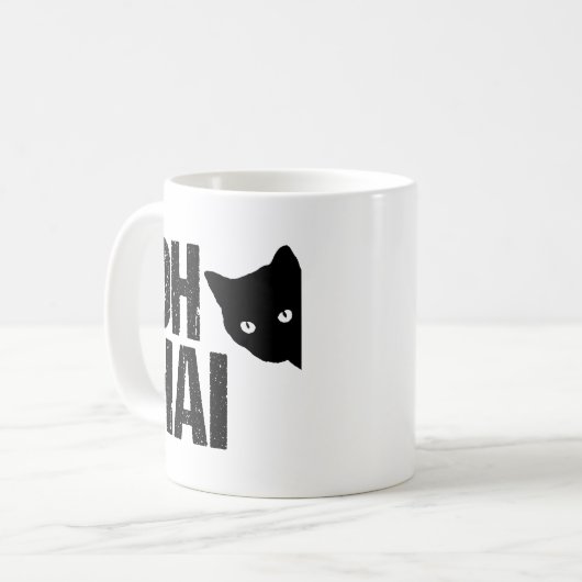 Mug Oh Hai Funny Chat (Devant gauche)