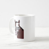 Mug Oh hay want horse around fun Citer Drôle cheval (Devant gauche)