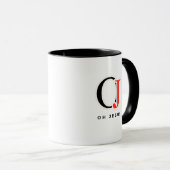Mug Oh Juses Typographie Art (Devant droit)