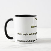 Mug "Oh, JUSTE... !" Constamment et intentionnellement (Gauche)