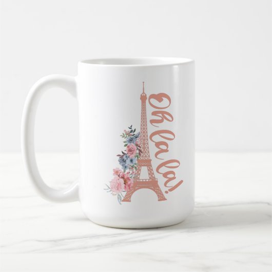 Mug Oh La La - Tour Eiffel Paris France (Gauche)