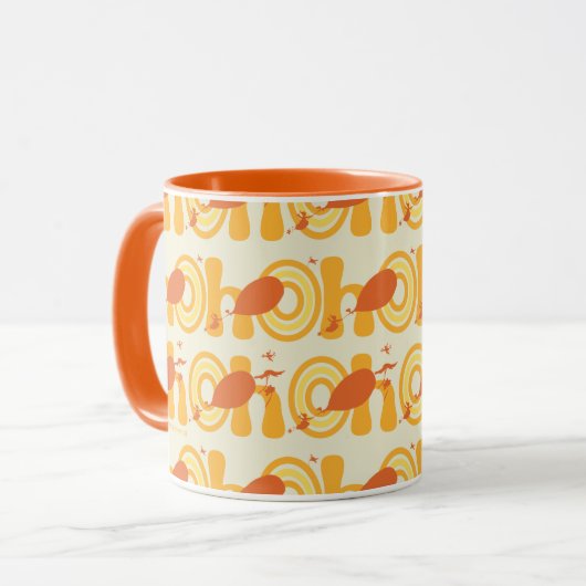 Mug Oh, les endroits où tu iras | Motif de texte orang (Devant gauche)