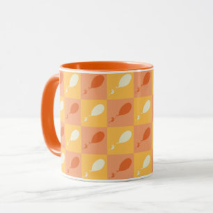 Mug Oh, les endroits où tu iras   Motif orange