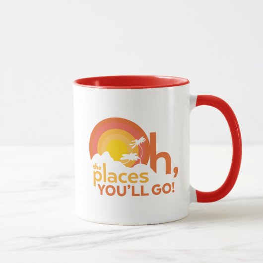 Mug Oh, les endroits où tu iras ! Typographie de paysa (Droite)
