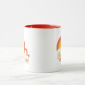 Mug Oh, les endroits où tu iras ! Typographie de paysa (Centre)