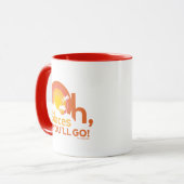 Mug Oh, les endroits où tu iras ! Typographie de paysa (Devant gauche)