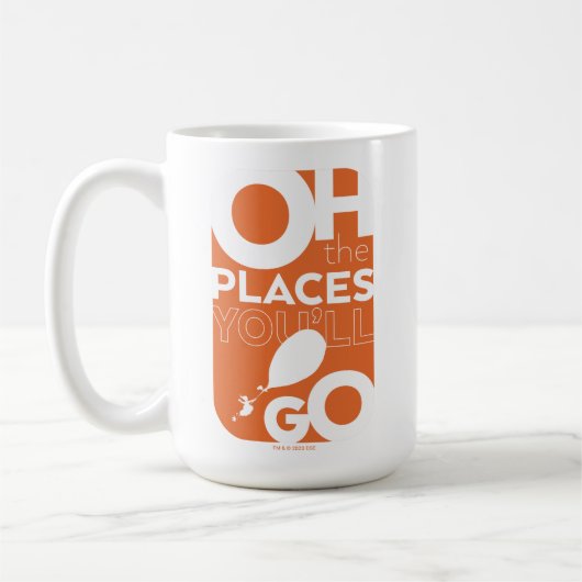 Mug Oh, Les Endroits Où Tu Vas Aller ! Orange (Gauche)