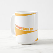 Mug Oh, Les Endroits Où Tu Vas Aller ! Orange Swirls (Devant gauche)