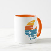 Mug Oh, Les Endroits Où Tu Vas Aller ! Sunset rétro (Devant droit)