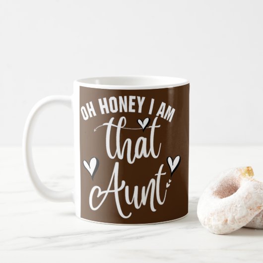 Mug Oh Mon Chéri, Je Suis Cette Tante  (Avec donut)