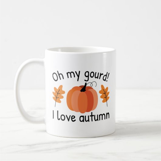 Mug Oh Mon Gourd J'Aime Automne (Gauche)