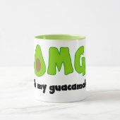 Mug Oh mon guacamole - Drôle de la purée de café (Centre)