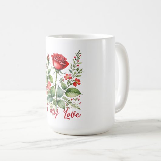 Mug Oh mon Rose (Devant droit)