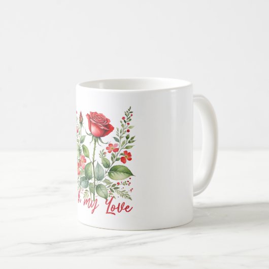 Mug Oh mon Rose (Devant droit)