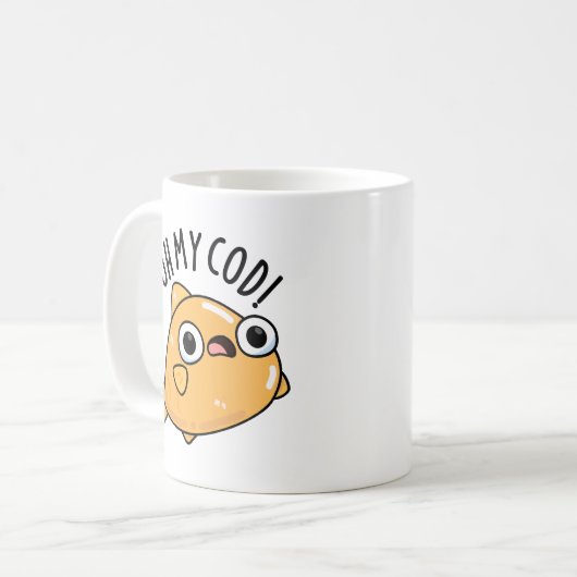 Mug Oh My Cod Funny Fish Pun (Devant gauche)
