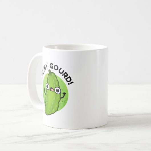 Mug Oh My Gourd Funny Veggie Pun (Devant gauche)