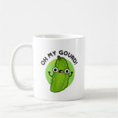 Mug Oh My Gourd Funny Veggie Pun (Gauche)