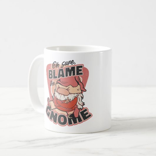 Mug Oh oui, blâmez le crétin (Devant gauche)