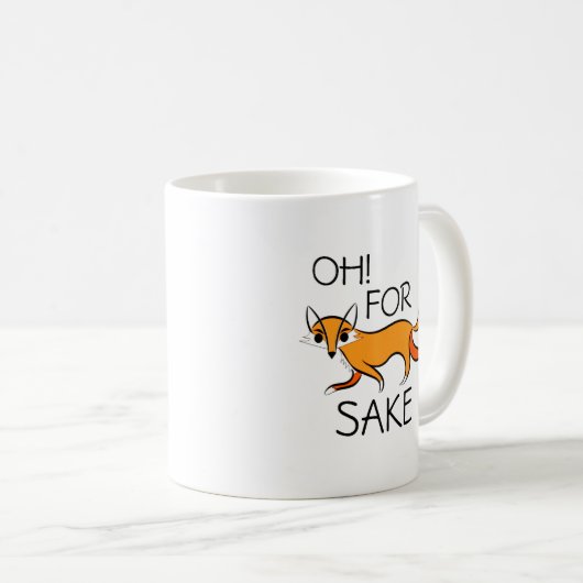 MUG OH POUR FOX SAKE ! (Devant droit)