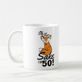 Mug Oh, Pour Fox Sake personnalisé 50e anniversaire (Gauche)