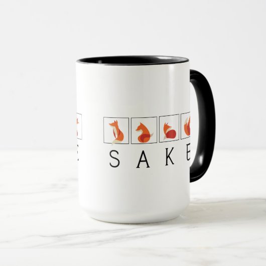 Mug Oh Pour Fox Sake Sweer Pun (Devant droit)