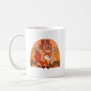 Mug Oh Pour L'amour Du Renard Coussin Rond Mignon Et D