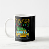 Mug Oh Quel Amusant C'Est De Circuler Funky Christmas (Gauche)