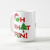Mug Oh Quel Amusant Pickball De Noël (Devant gauche)