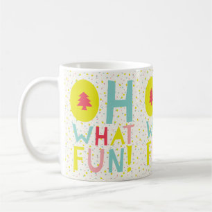 Mug Oh Quel Amusant sapin de Noël Points Confetti col