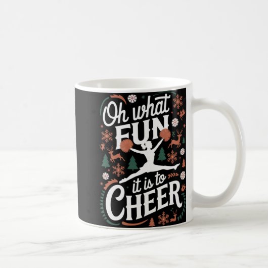 Mug Oh Quelle Joie De Soutenir La Triste Cheerleading (Droite)