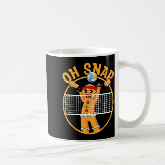 Mug Oh Snap Biscuit en Pain d'Épice Noël Volleyball (Droite)