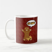 Mug Oh Snap Funny Christmas Gingerbread Homme Broken (Gauche)