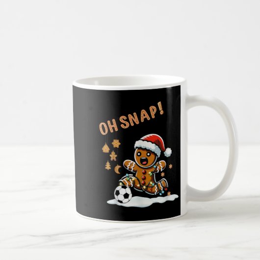 Mug Oh Snap Gingerbread Homme Christmas Soccer (Droite)