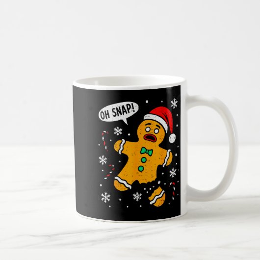 Mug Oh Snap Homme Pain d'épice Noël Xmas Biscuit Cuiss (Droite)