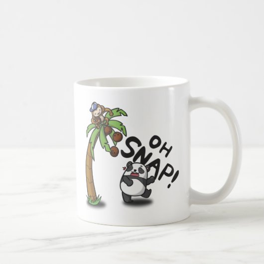 Mug Oh Snap Panda & Singe (Droite)