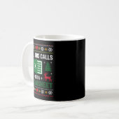 Mug Oh This Calls For A Spreadsheet Christmas (Devant gauche)