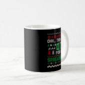 Mug Oh This Calls For A Spreadsheet Ugly Christmas Swe (Devant droit)