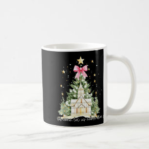Mug Oh venez adorons-le Jésus Sapin de Noël Coqu