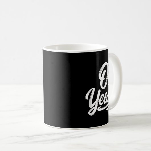 Mug Oh Yeah! Hapness Sitive Motivational (Devant droit)