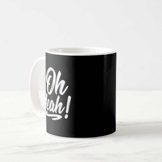 Mug Oh Yeah! Hapness Sitive Motivational  (Devant gauche)