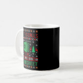 Mug Ohh...cela nécessite un Noël de feuille de calcul (Devant gauche)