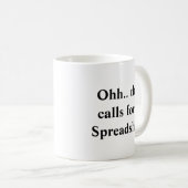 Mug Ohh Cela Nécessite un Tableur, Patron & Expert-Com (Devant droit)