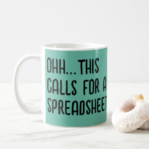 Mug Ohh cela nécessite une feuille de calcul, Comptabl