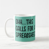 Mug Ohh cela nécessite une feuille de calcul, Comptabl (Gauche)