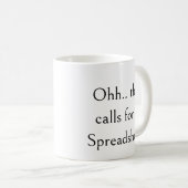 Mug Ohh cela nécessite une feuille de calcul, comptabl (Devant droit)