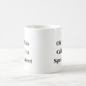 Mug Ohh cela nécessite une feuille de calcul, comptabl (Centre)